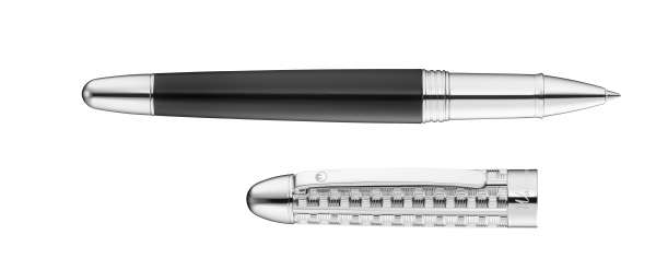 Waldmann 3113 Précieux Rollerball, Lack schwarz / graviertes Meanderdesign