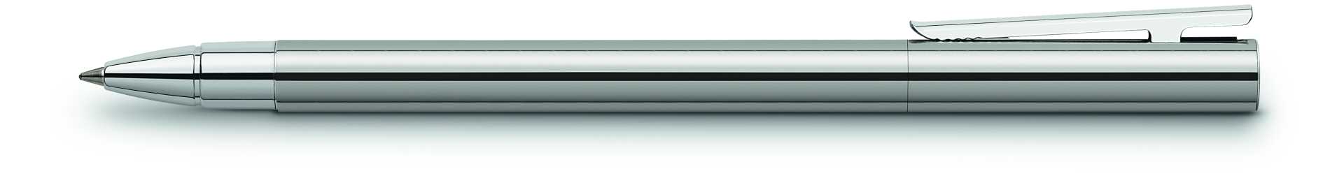 Faber-Castell Tintenroller NEO Slim Edelstahl glänzend, 342004 