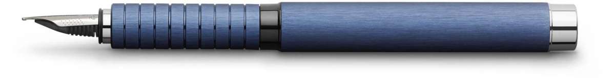 Faber-Castell Essentio Aluminum blue ballpoint pen – P.W. Akkerman Den Haag