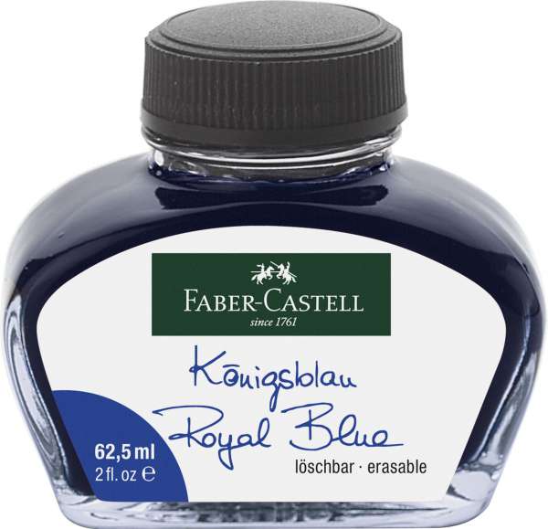 Faber-Castell Tintenglas 62,5ml blau, 148701