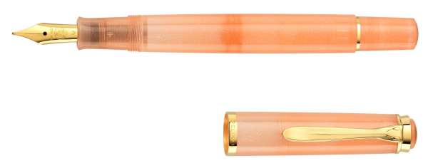 Pelikan Füllhalter M200 - Apricot Achat - Feder M - 400200418 - Special Edition
