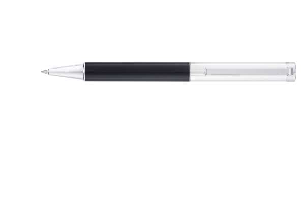 Waldmann 2341 Cosmo Drehbleistift, Linien-Design silber / Lack schwarz