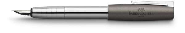 Faber-Castell Füllhalter LOOM Metallic grau Feder M, 149100