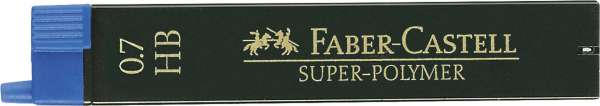 Faber-Castell Feinmine für Bleistifte 0,7mm HB 12 Stück, 120700