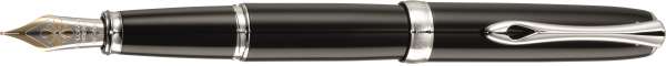 Diplomat D20000965 Füllhalter Excellence A Plus Lack schwarz, B 14kt Goldfeder