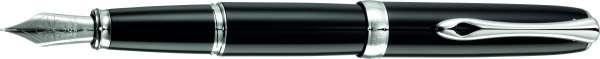 Diplomat D20000871 Füllhalter Excellence A Plus Lack schwarz, F Stahlfeder