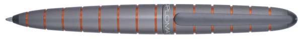 Diplomat Kugelschreiber Aero Elox Ring grau/orange, D40354040