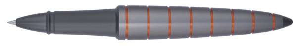 Diplomat Tintenroller Aero Elox Ring grau/orange, D40354030