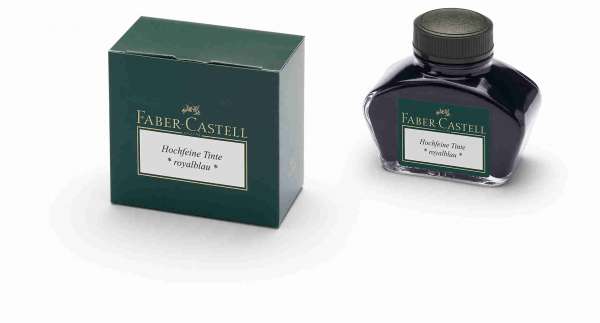 Faber-Castell Tintenglas 62,5ml blau, 148701