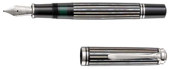 Pelikan Füllhalter M805 Raden Royal Platinum, Feder M 810340 - Limited Edition