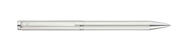 Waldmann 0355 Brio Drehkugelschreiber, Linien-Design silber