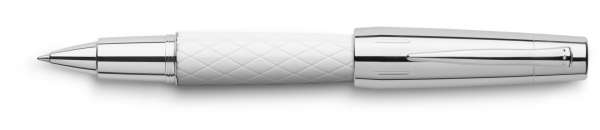 Faber-Castell Tintenroller e-motion Rhombus weiß, 148595