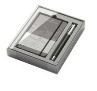 Faber-Castell Geschenk-Set Kugelschreiber AMBITION Edelharz schwarz mit Notizbuch, 149623 Faber-Castell Geschenk-Set Kugelschreiber AMBITION Edelharz schwarz mit Notizbuch, 149623