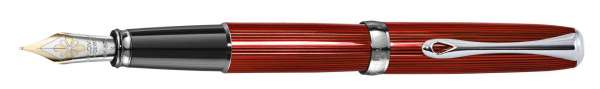 Diplomat Füllhalter Excellence A2 Skyline rot, Goldfeder 14kt B, D40216018